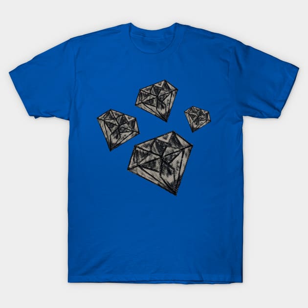 black diamond T-Shirt by prettyguardianstudio